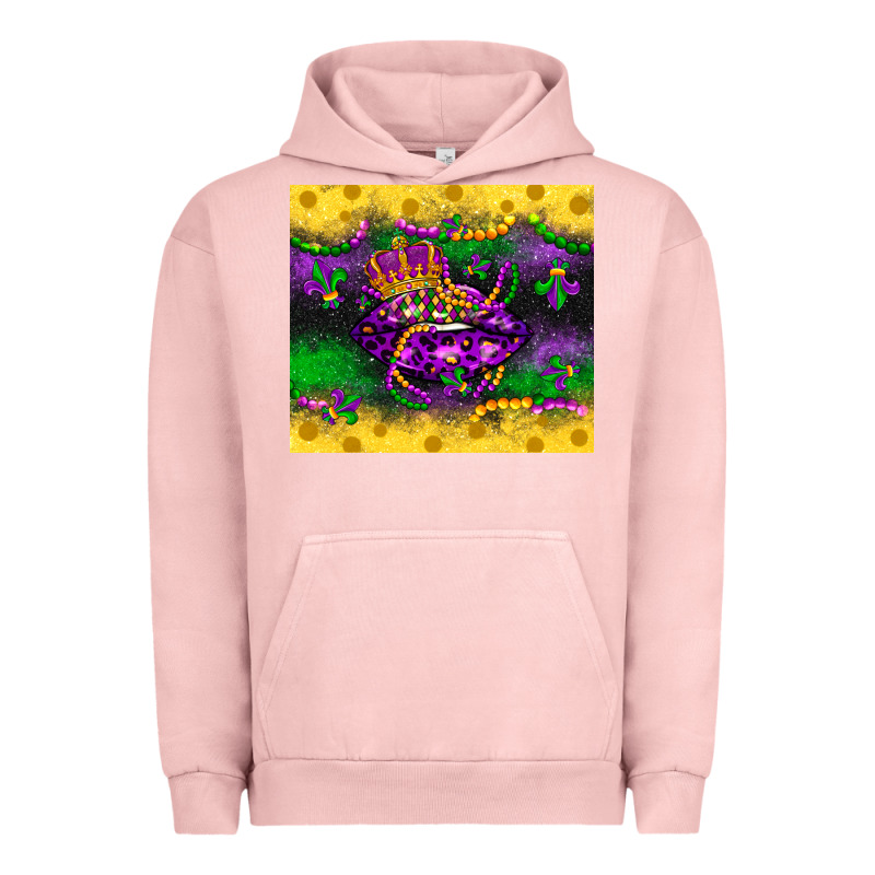 Mardi Gras Lips Urban Hoodie by LillyAllenDesigns | Teevron