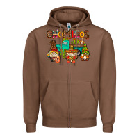 Chestnut gnomigos Zipper Hoodie - AdoDesignShop