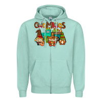 Seafoam gnomigos Zipper Hoodie - AdoDesignShop
