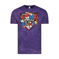 Cloud Purple home sweet home baseball Vintage Tee - Zillion Design Studio