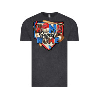 Vintage Black home sweet home baseball Vintage Tee - Zillion Design Studio