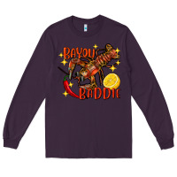 Plum crawfish bayou baddie Long Sleeve Tee - FaDigitalArtStudio