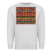 Dove Grey Christmas lights serape Premium Sweatshirt - BarkalooDesign