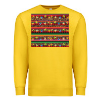 Lemon Christmas lights serape Premium Sweatshirt - BarkalooDesign