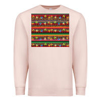 Pale Pink Christmas lights serape Premium Sweatshirt - BarkalooDesign