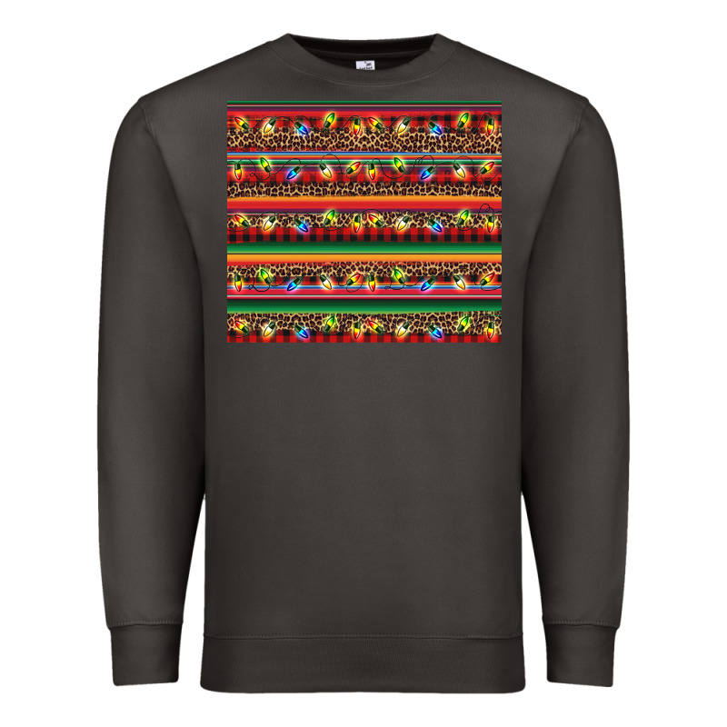 Christmas Lights Serape Premium Sweatshirt by BarkalooDesign | Teevron