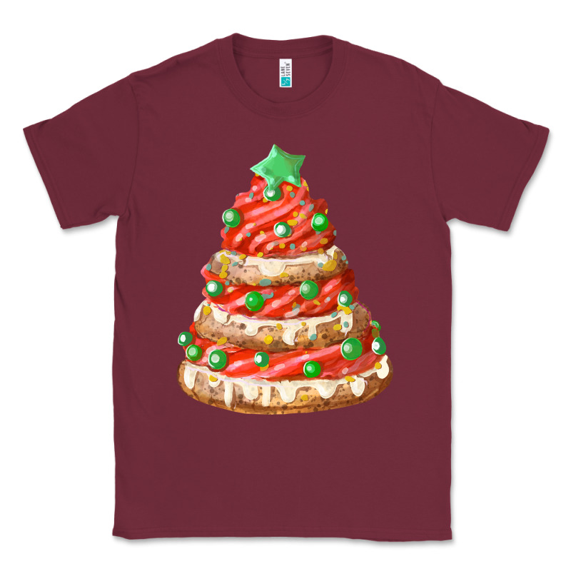 Red Christmas Cookie Cake Fa Element Classic Tee by FaDigitalArtStudio | Teevron