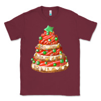 Burgundy red christmas cookie cake fa element Classic Tee - FaDigitalArtStudio