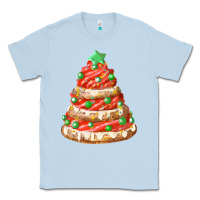 Dusty Blue red christmas cookie cake fa element Classic Tee - FaDigitalArtStudio