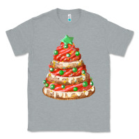 Heather Grey red christmas cookie cake fa element Classic Tee - FaDigitalArtStudio
