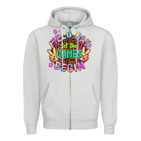 Dove Grey field day let the games begin Zipper Hoodie - AdoDesignShop