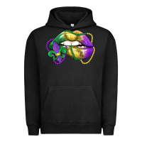 Pigment Black mardi gras lips Urban Hoodie - LillyAllenDesigns