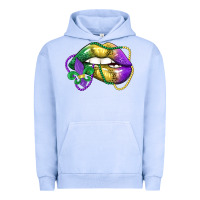 Pigment Grape Ice mardi gras lips Urban Hoodie - LillyAllenDesigns