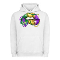 Pigment Lunar Rock mardi gras lips Urban Hoodie - LillyAllenDesigns