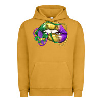 Pigment Peanut Butter mardi gras lips Urban Hoodie - LillyAllenDesigns
