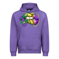 Tulip mardi gras lips Urban Hoodie - LillyAllenDesigns