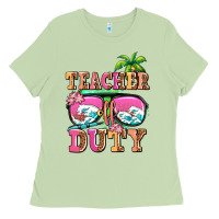 Matcha teacher off duty Ladies Tee - AdoDesignShop