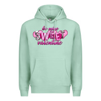 Seafoam be mine sweet valentine Premium Hoodie - NancyCooperArtShop