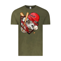 Vintage Olive baseball home plate Vintage Tee - Zillion Design Studio