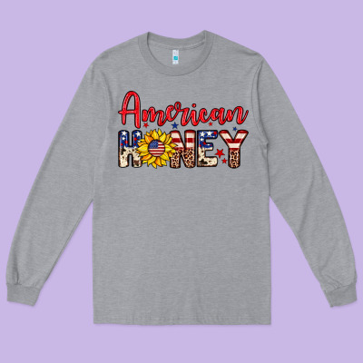 American Honey Long Sleeve Tee Designed By Neo Western