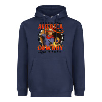 Navy make america cowboy again Heavyweight Hoodie - AdoDesignShop