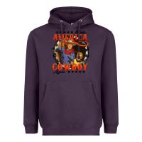 Plum make america cowboy again Heavyweight Hoodie - AdoDesignShop