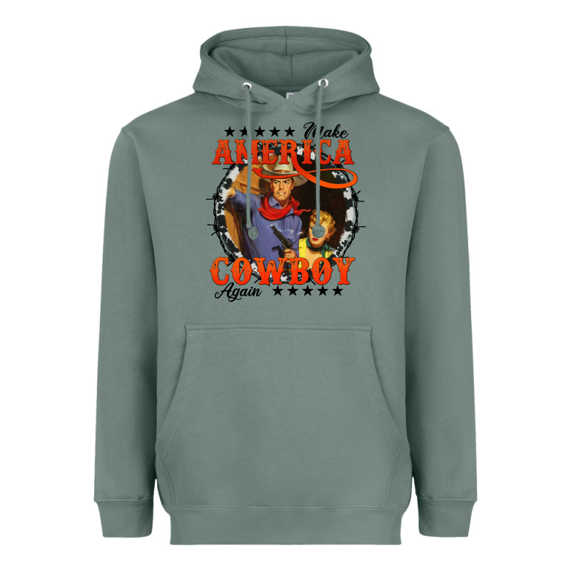 Make America Cowboy Again Heavyweight Hoodie by AdoDesignShop | Teevron