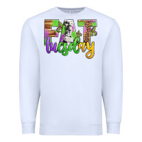 White fat tuesday mardi gras Premium Sweatshirt - Jasminsmagicworld