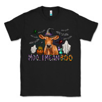 Black Moo I Mean Boo Classic Tee - CowhideDigitalArt