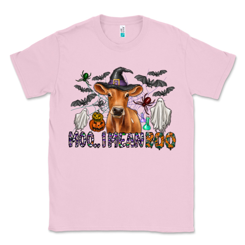 Moo I Mean Boo Classic Tee by CowhideDigitalArt | Teevron