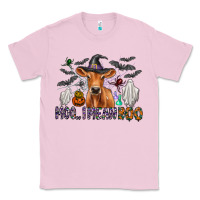 Bubblegum Pink Moo I Mean Boo Classic Tee - CowhideDigitalArt