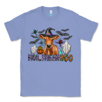 Colony Blue Moo I Mean Boo Classic Tee - CowhideDigitalArt