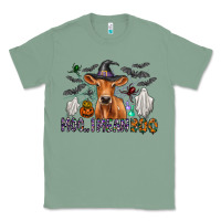 Sage Moo I Mean Boo Classic Tee - CowhideDigitalArt