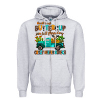 Heather Grey buckle up buttercup you just flipped my crazy heif Zipper Hoodie - AdoDesignShop