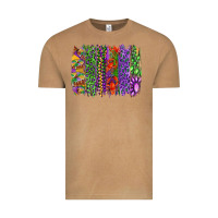 Vintage Camel Mardi gras brush strokes king cake and craw fish Vintage Tee - RanaPortraitStore