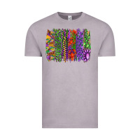 Vintage Zinc Mardi gras brush strokes king cake and craw fish Vintage Tee - RanaPortraitStore