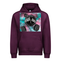 Mauve Wine racing Urban Hoodie - LillyAllenDesigns