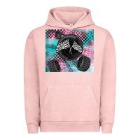 Pigment Salmon racing Urban Hoodie - LillyAllenDesigns