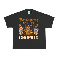 Pigment Black thanksgiving with my  gnomies Urban Heavy Tee - BarkalooDesign