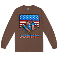 Chestnut American junkie Long Sleeve Tee - Neo Western