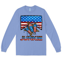 Colony Blue American junkie Long Sleeve Tee - Neo Western