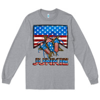 Heather Grey American junkie Long Sleeve Tee - Neo Western