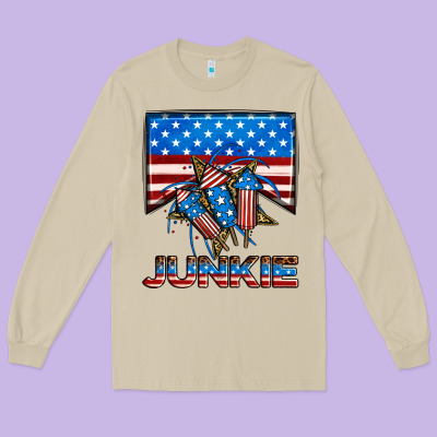 American Junkie Long Sleeve Tee Designed By Neo Western