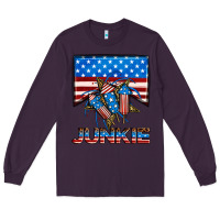 Plum American junkie Long Sleeve Tee - Neo Western