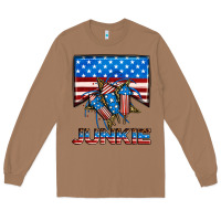 Toasted Coconut American junkie Long Sleeve Tee - Neo Western