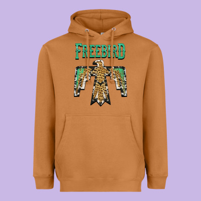 Freebird Native American Heavyweight Hoodie Designed By Adodesignshop