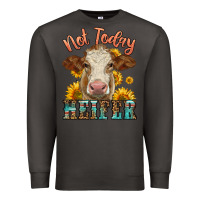 Smoke heifer with sunflowers Premium Sweatshirt - LillyAllenDesigns