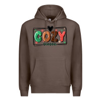 Coffee cozy season Premium Hoodie - MaliasSmallBusiness