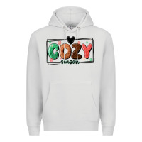 Dove Grey cozy season Premium Hoodie - MaliasSmallBusiness