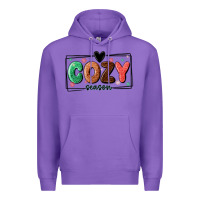 Purple cozy season Premium Hoodie - MaliasSmallBusiness